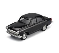 Ver vehículos 1/43 para Volga GAZ-21 Aleación Coche Diecast Metal Clásico Modelo de Vehículo Nostálgico Colección o Regalo(Negro)