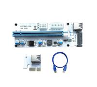 VER008S - Cable de extensión de tarjeta PCIe GPU USB 3.0 de velocidad rápida PCIE 1 adaptador de tarjeta para actualizaciones de computadora