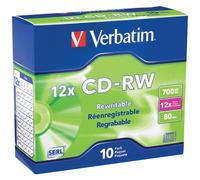 VER95156 - Discos CD-RW Verbatim