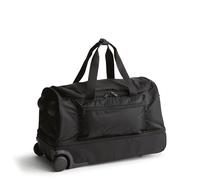 Vera Bradley Adair - Maleta de Lona con Ruedas de poliéster Ripstop para Mujer, Gris (Moonless Night), Talla única, Ripstop Adair - Bolsa de Lona con Ruedas de poliéster