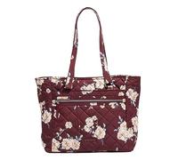 Vera Bradley Bolsa de trabajo de sarga de rendimiento para mujer, Flores y ramas, Talla única