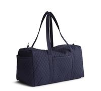 Vera Bradley Bolsa de Viaje Grande de algodón de Primera Calidad para Mujer, Azul (Peacoat), Talla única, Bolsa Grande de algodón de Primera Calidad Original