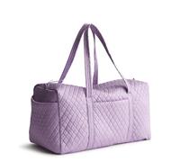Vera Bradley Bolsa de Viaje Grande de algodón de Primera Calidad para Mujer, Purple Rhapsody, Talla única, Bolsa Grande Original, algodón Gabardina