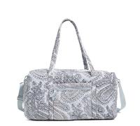 Vera Bradley Bolsa de Viaje Grande de algodón para Mujer, Talla única, Paisley Cielo Suave, Talla única, Bolsa de Viaje Grande de algodón