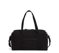 Vera Bradley Bolsa de Viaje Grande de Microfibra para Mujer, Talla L, Black, Talla única