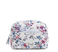 Vera Bradley Bolsa organizadora de Maquillaje Grande de algodón para Mujer, Magnifique Floral, Talla única, Magnifique Floral, Talla única, Bolsa organizadora de Maquillaje Grande de algodón