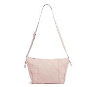 Vera Bradley Bolso bandolera de peso pluma, Rosa Cuarzo, Talla única