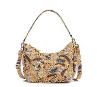 Vera Bradley Bolso cruzado Frannie Crescent de algodón para mujer, Gallinas francesas, Talla única