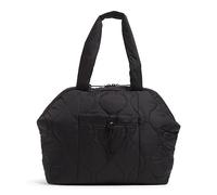 Vera Bradley Bolso de mano de peso pluma para mujer, Negro -, Talla única