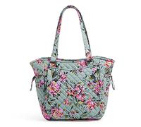 Vera Bradley Bolso de Mano Glenna Mujer, Rosy Outlook-Algodón Reciclado, Talla única