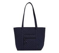 Vera Bradley - Bolso pequeño de algodón Vera para mujer, Azul marino, Talla única