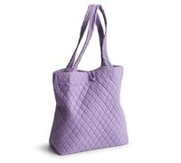 Vera Bradley Bolso pequeño original de algodón para mujer, Púrpura (Purple Rhapsody), Talla única