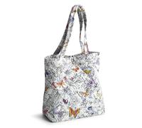 Vera Bradley Bolso pequeño original de algodón para mujer, Wing + Bloom, Talla única
