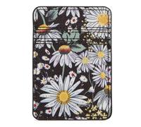 Vera Bradley Cartera adhesiva para teléfono para mujer, accesorio técnico, Margaritas blancas, Talla única