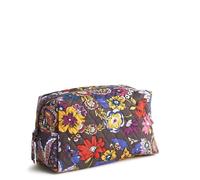 Vera Bradley Cosmético Grande de algodón, Ramo Colorido, Talla única, Cosmético Grande de algodón