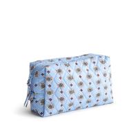 Vera Bradley Cosmético Mediano de algodón para Mujer, Marrakech Geos, Talla única