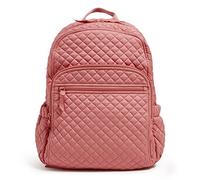 Vera Bradley Mochila de algodón para mujer, talla única, Rosa terracota - Algodón reciclado, Talla única