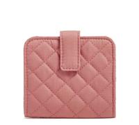 Vera Bradley Cotton Finley Small Wallet with RFID Protection, Terra Cotta Rose
