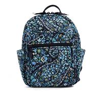 Vera Bradley Cotton Small Backpack Bookbag, Dreamer Paisley-Algodón Reciclado, Talla única Mujeres