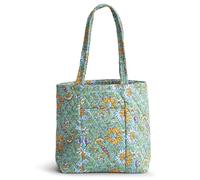 Vera Bradley Cotton Tote, Bolso de Mano para Mujer, Green, Talla única