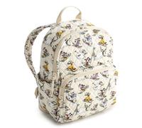 Vera Bradley Disney Premium Cotton Banbury Mochila pequeña para mujer, diseño de Mickey y sus amigos, talla única