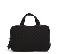 Vera Bradley Estuche Organizador de Maquillaje de algodón para Mujer, Color Negro, Talla única, Black, Talla única, Estuche Organizador de Maquillaje de Viaje de algodón