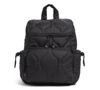 Vera Bradley Mochila de peso pluma para mujer, Negro -, Talla única
