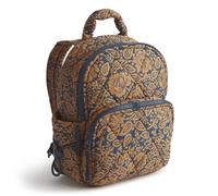Vera Bradley Featherweight Small Banbury Backpack, Lotus Montage Roasted Pecan