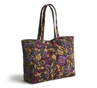 Vera Bradley Hathaway Tote, Cotton Gabardine, Midnight Garden Paisley