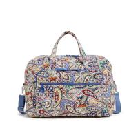 Vera Bradley Iconic Grand Weekender Travel Bag, Signature Cotton, Bolsa de Viaje Mujer, Paisley Harbor, Talla única