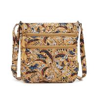Vera Bradley Iconic Triple Zip Hipster, Signature Cotton, Monedero Crossbody Mujeres, Pollos franceses, Einheitsgröße