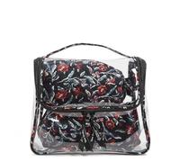 Vera Bradley Juego de 3 Bolsas organizadoras de Maquillaje para Mujer, Perennes Noir, Talla única, Juego de 3 Bolsas organizadoras de Maquillaje cosmético