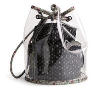 Vera Bradley Juego de cosméticos de algodón de 3 Piezas, Color Negro, Black, Juego de cosméticos de algodón de 3 Piezas
