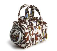 Vera Bradley Llavero Original de algodón con Dije de Bolsa de Lona para Mujer, Crema de vides de Marrakech, Talla única, Abalorio Original de algodón Gabardina para Bolsa de Lona