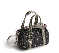 Vera Bradley Llavero original de gabardina de algodón para mujer, diseño de Holly Days, talla única