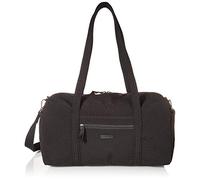 Vera Bradley Microfiber Medium Travel Duffle Bag, Classic Black