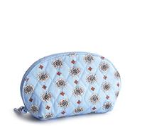 Vera Bradley Mini Bolsa de Maquillaje de algodón para Mujer, Marrakech Geos, Talla única, Cosmético de cúpula pequeña de algodón