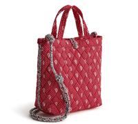 Vera Bradley Mini bolsa original de algodón para mujer, Floral punteado, Talla única