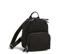 Vera Bradley Mini mochila de algodón para mujer, Negro -, Talla única