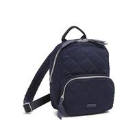Vera Bradley Mini mochila de sarga de rendimiento, Azul marino clásico, Talla única