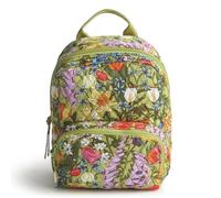 Vera Bradley Mochila Banbury de algodón prémium para mujer (paquete de 1), Ramo de pradera, One Size, Mini mochila Banbury de algodón de primera calidad
