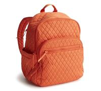 Vera Bradley Mochila Bancroft de algodón prémium para mujer, Koi Naranja, Talla única