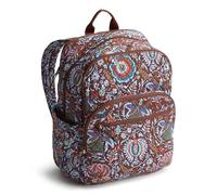 Vera Bradley Mochila Bancroft grande de algodón para mujer, Canela Marrakech, Talla única