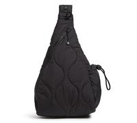 Vera Bradley Mochila bandolera de peso pluma, Negro -, Talla única