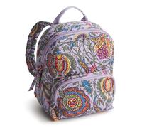 Vera Bradley Mochila de algodón con cordón para mujer, Marrakesh, Talla única