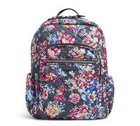 Vera Bradley Mochila de Campus icónica, algodón de la Firma, Mujer, Posies Bonitos, Talla única