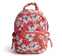 Vera Bradley Mochila pequeña Banbury para mujer, peso pluma, Amapolas en remolino, Talla única