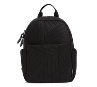 Vera Bradley Mochila pequeña de algodón para mujer, Negro (true black), talla única