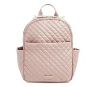 Vera Bradley Mochila pequeña de algodón para mujer (paquete de 1), Cuarzo rosa., One Size, Mochila pequeña de algodón