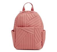 Vera Bradley Mochila pequeña de algodón para mujer, Rosa de terracota, Talla única